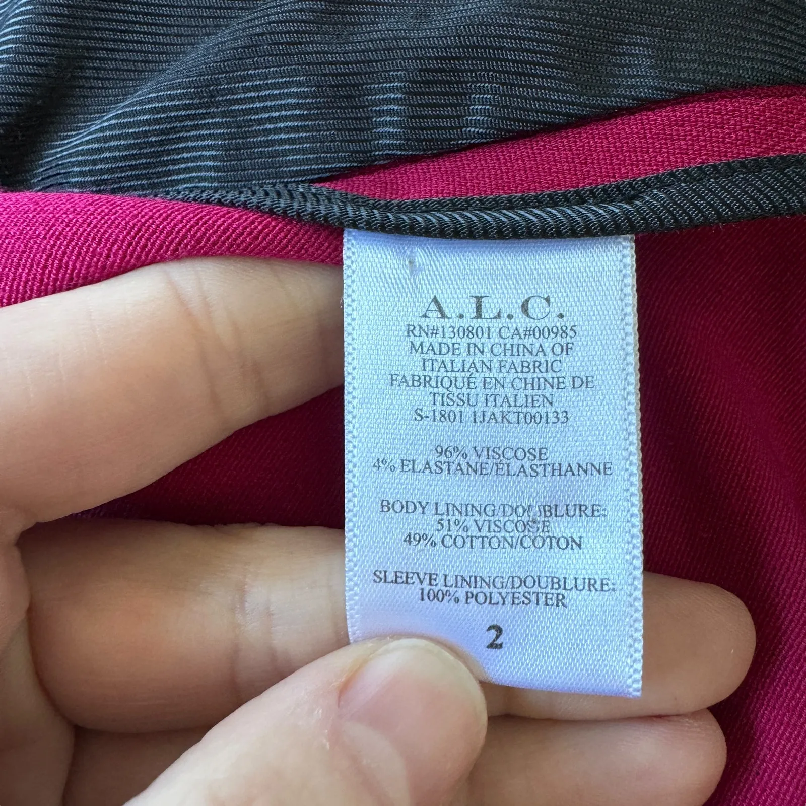 ALC Pink Blazer - Image 6