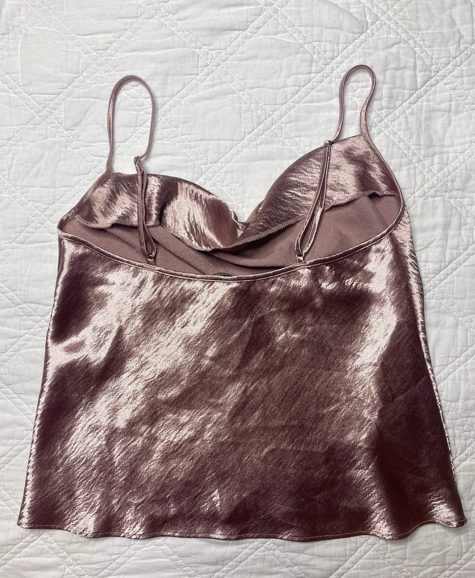 Pink Silk Cami Top - Image 7