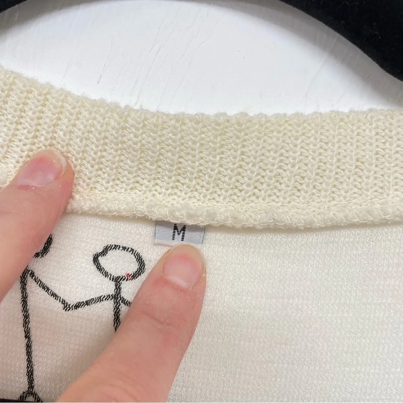 Johnny Was Pete & Greta White Long Line Button Front Cardigan Sweater Womens M - Image 4