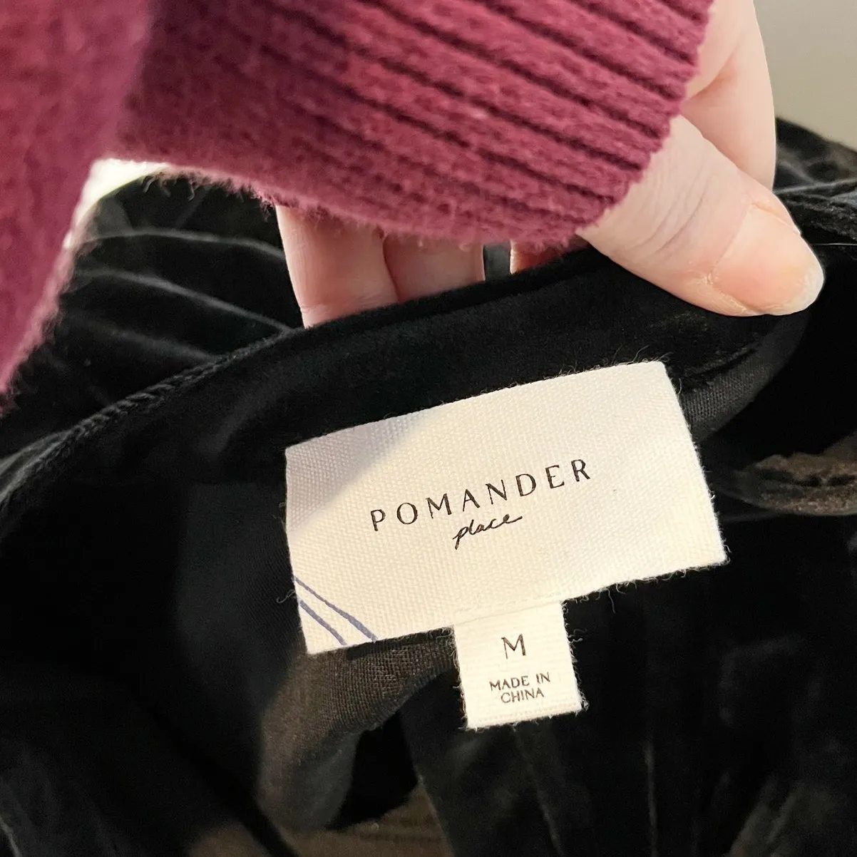 Pomander Place Tuckernuck Kenzo Velvet Tiered Mini Babydoll Dress Black Medium - Image 2