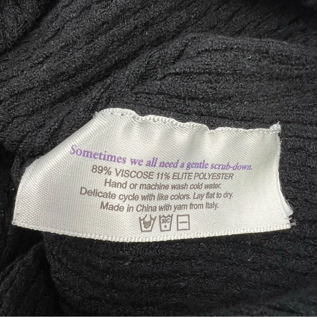 MM LaFleur The Thelma Top Micro Knit black sz M - Image 7