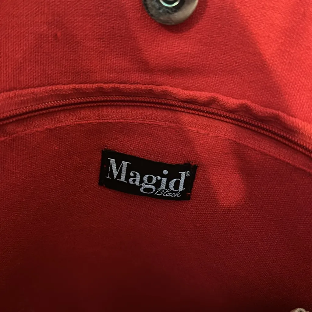 Magid Black Red Woven Tote Bag
NWOT - Image 4