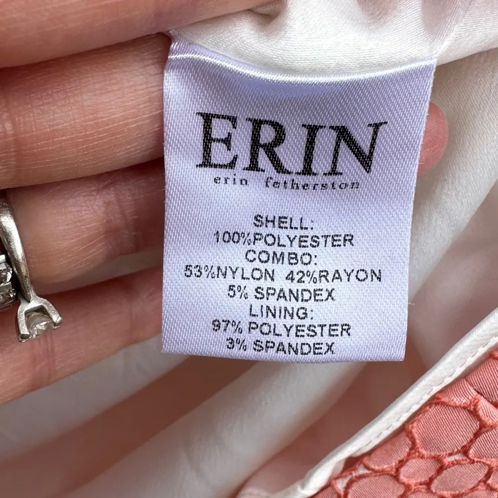 Anthropologie Erin by Erin Fetherston Coral Tiered Shift Dress - Image 15