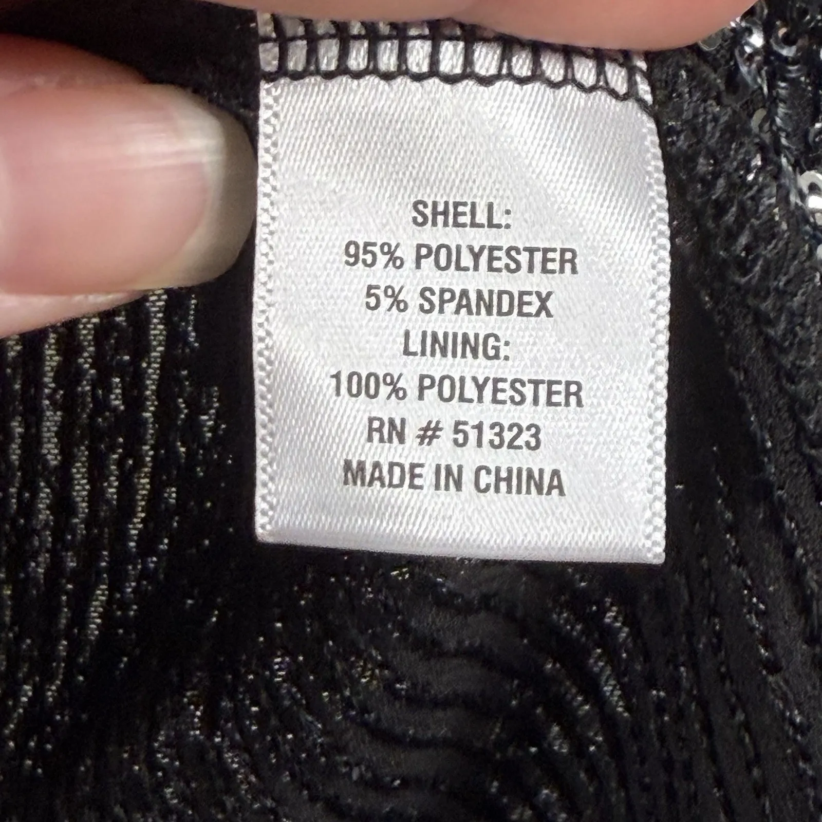 MSK Top Women's Medium Black Sleeveless V - Image 5