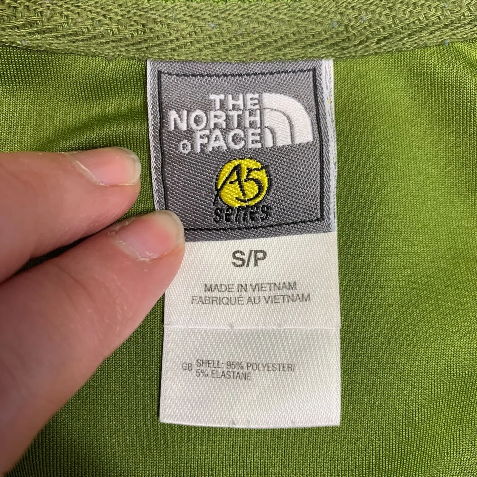 The North Face Womens A5 Series Retro Track Jacket Green and Pink Small - Image 13