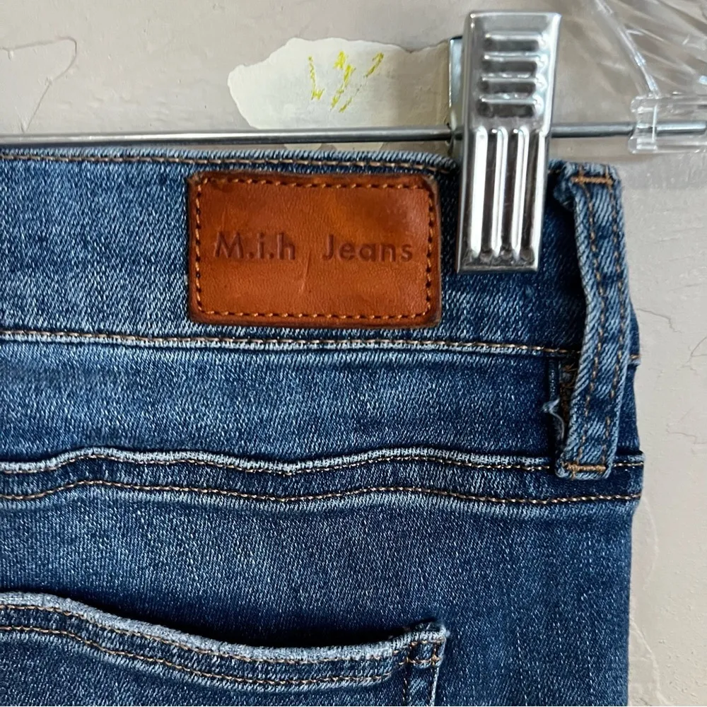 Paris Jean Mid Rise Cropped Slim Denim Jeans - Image 11