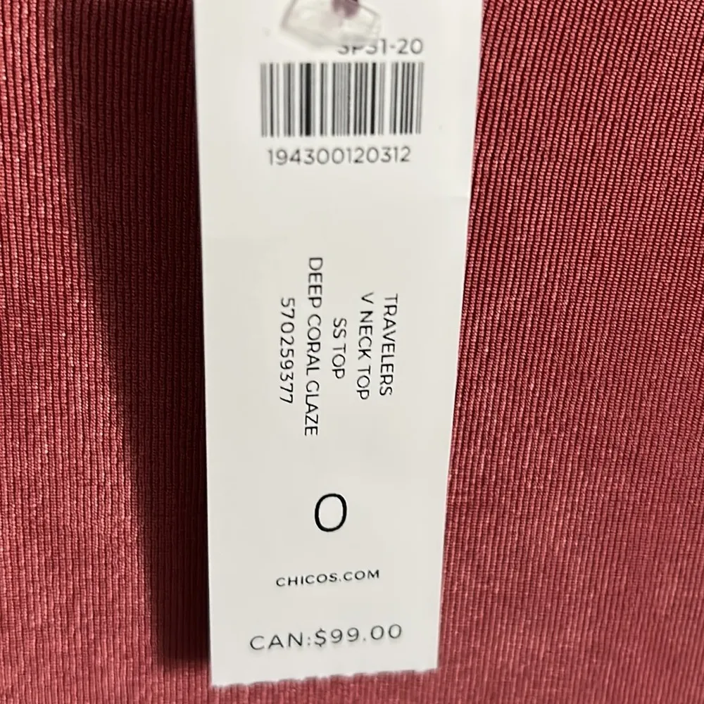 Chico’s New Women’s 2-Piece Double V-Neck Top and Wide Leg Ankle Pant Loungewear - Image 4