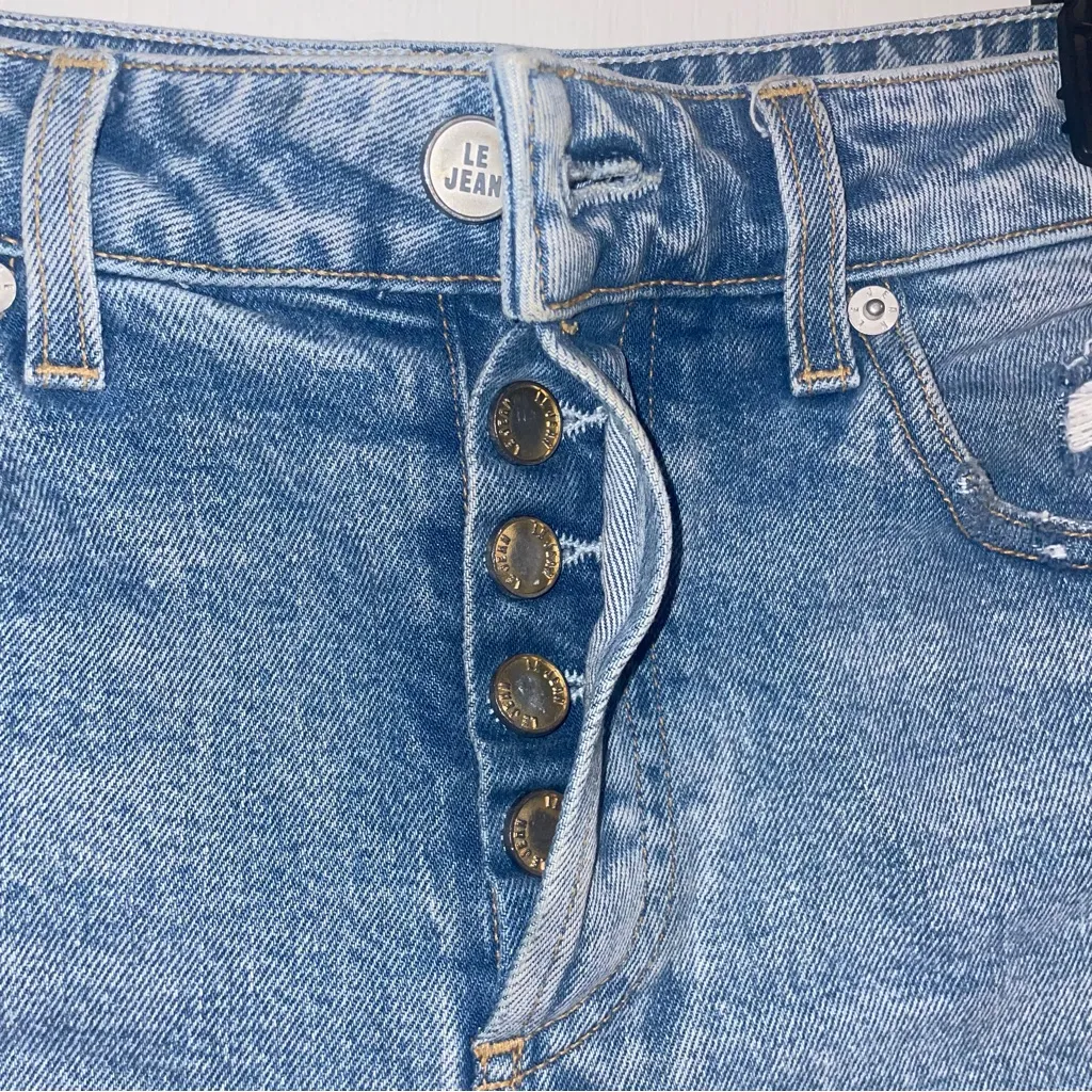 Le‎ Jean By Charlie Gay Adele Shorts Size 25 Blue - Image 5