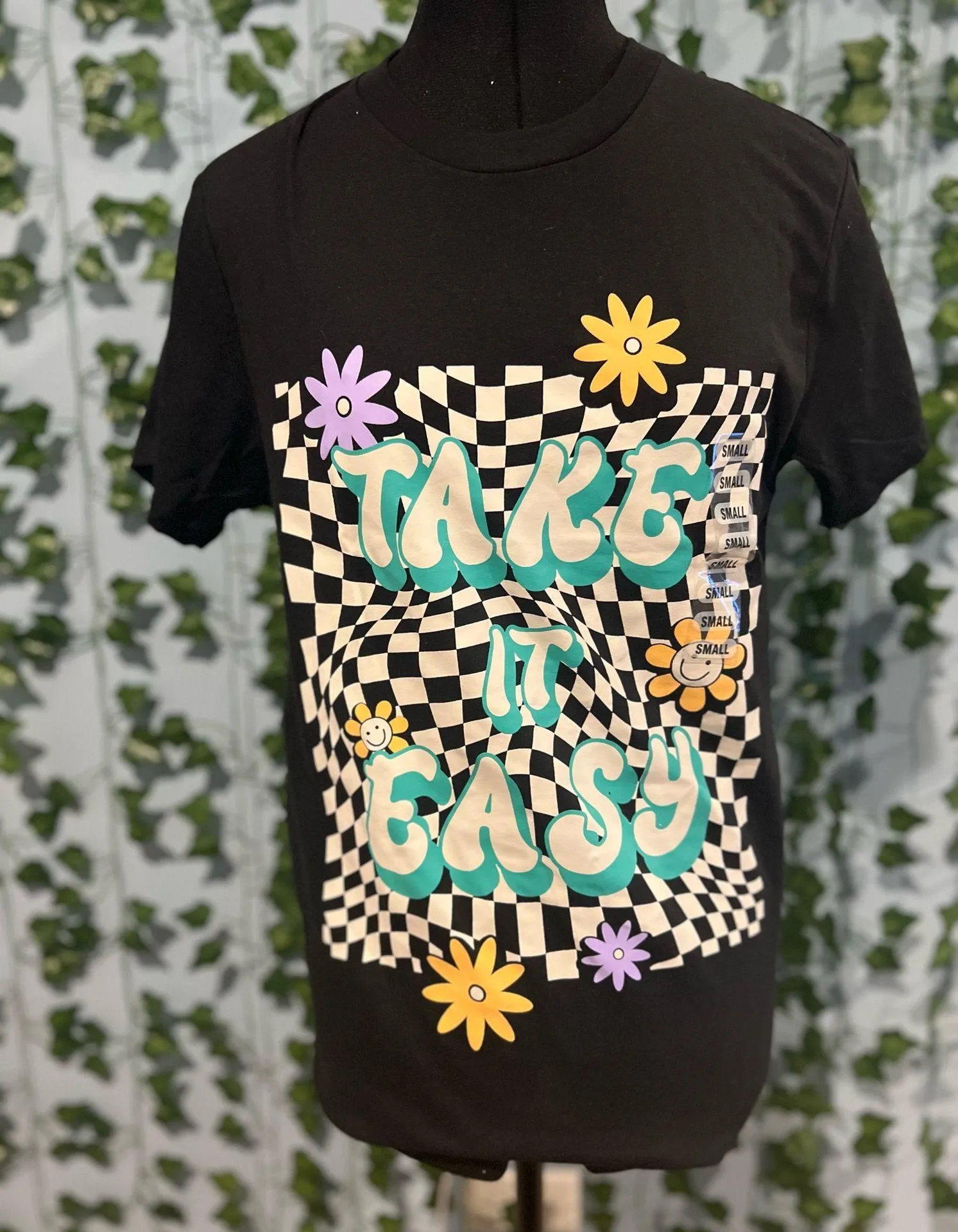 Graphic hippie Shirt Black - Image 2