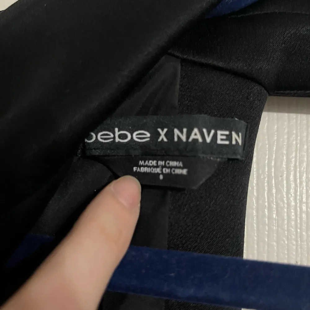 BEBExNaven Black Double-Breasted Women's blazer dress - Image 3