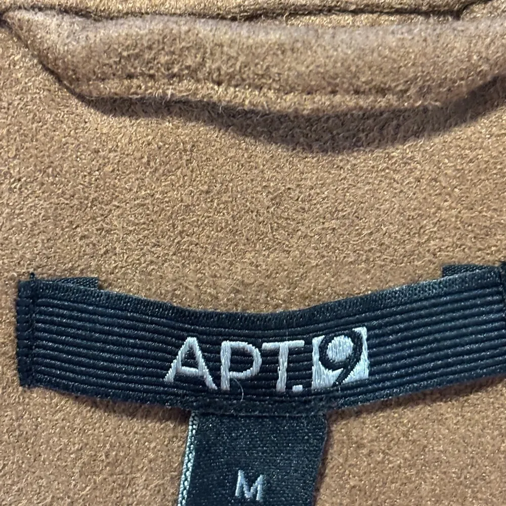 Brown Faux Suede Jacket Size M - Image 7
