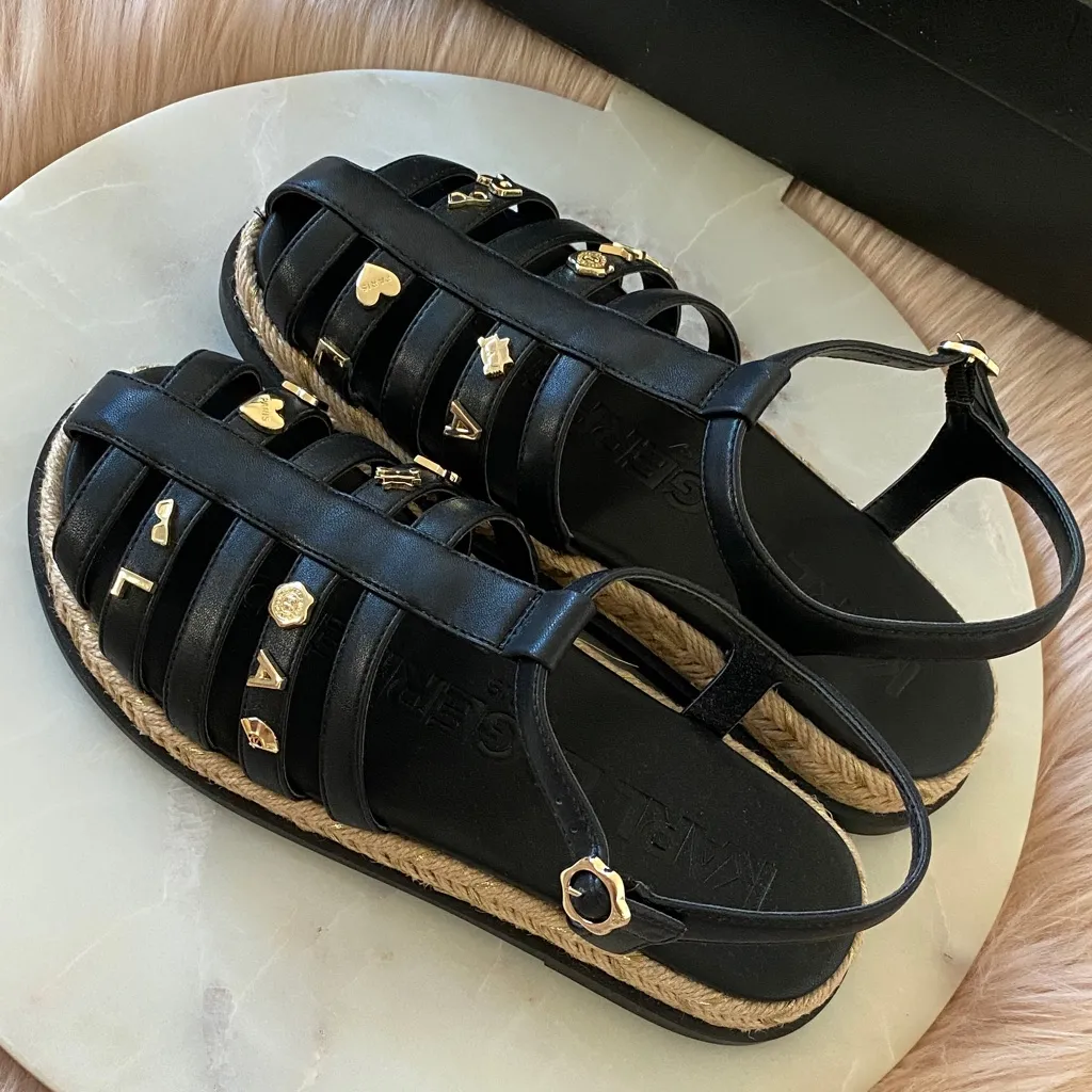 NWT KARL LAGERFELD PARIS
Women's Chaselyn Espadrille Sandals - Image 5