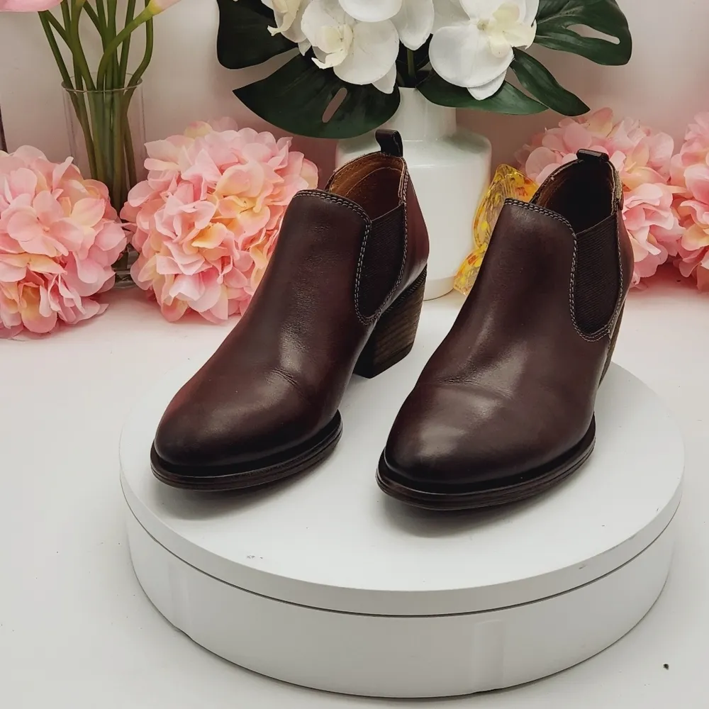 Pikolinos Baqueria Low-Cut Cuban Heel Ankle Boots With Elastic Band Sz 6.5 - 7 - Image 12