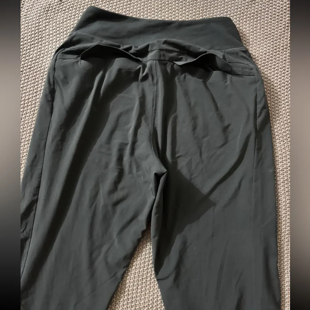 Athleta Women’s Lined Soho Jogger Pants Gray Stretch Activewear Pockets Sz 2‎ - Image 4