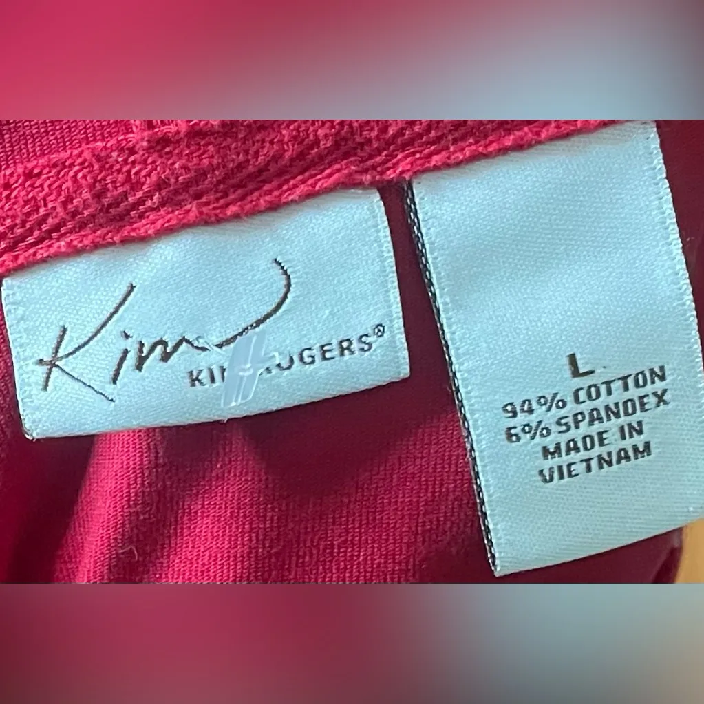 Kim Rogers- Red Women's Zip-up Jacket Size L - Image 7