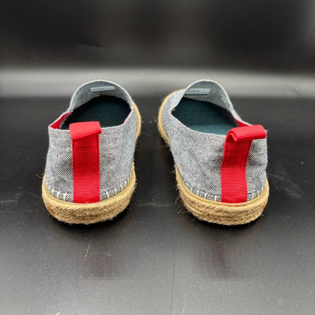 SeeVees Womens Avalon A Line Espadrille Shoes Round Toe‎ Blue White Red Size 10 - Image 4