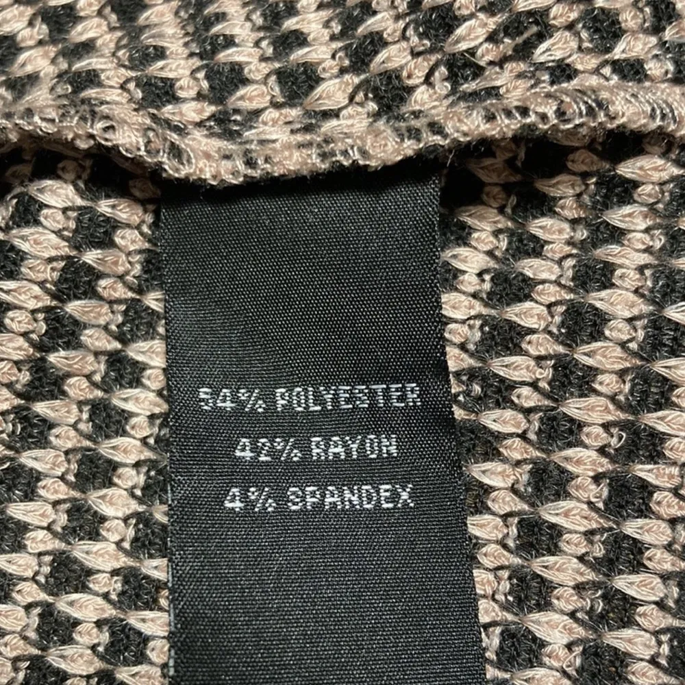 NWT Tan Black Patterned Babydoll Dress Size XS Peek - Image 7