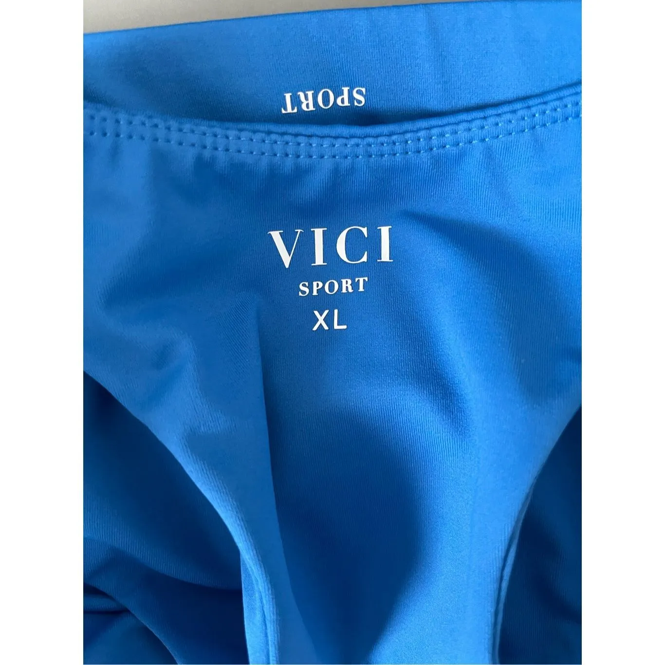 Vici Sport Bright‎ Blue Flex Racerback Sports Bra Size XL - Image 2