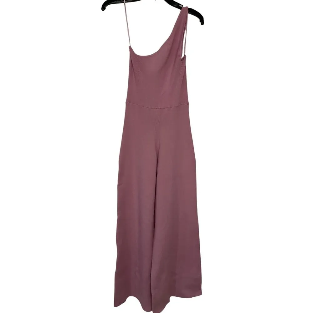 Free People Waverly Jumpsuit in Lilac Wine Medium New Womens Knit Outfit - Image 6