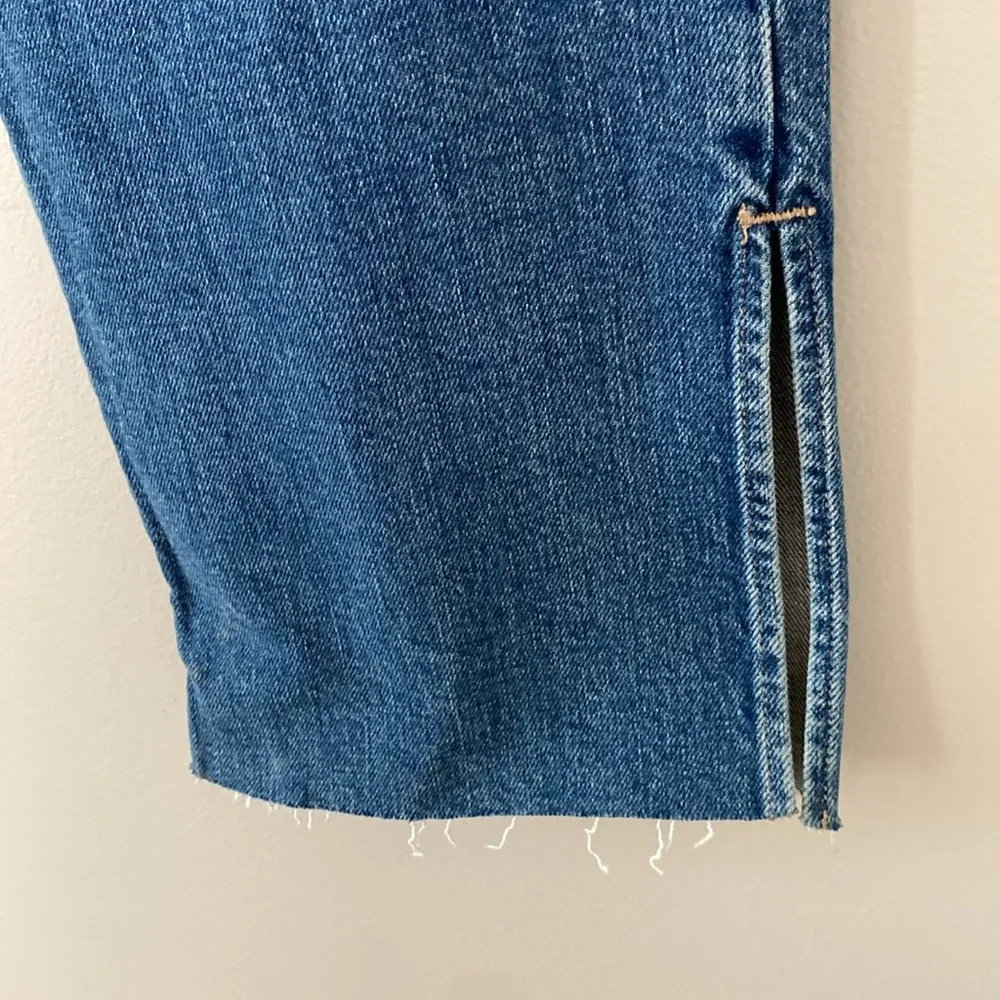 Favorite Daughter The Valentina Super High Rise Cigarette Ankle Jeans Size 34 Blue - Image 5