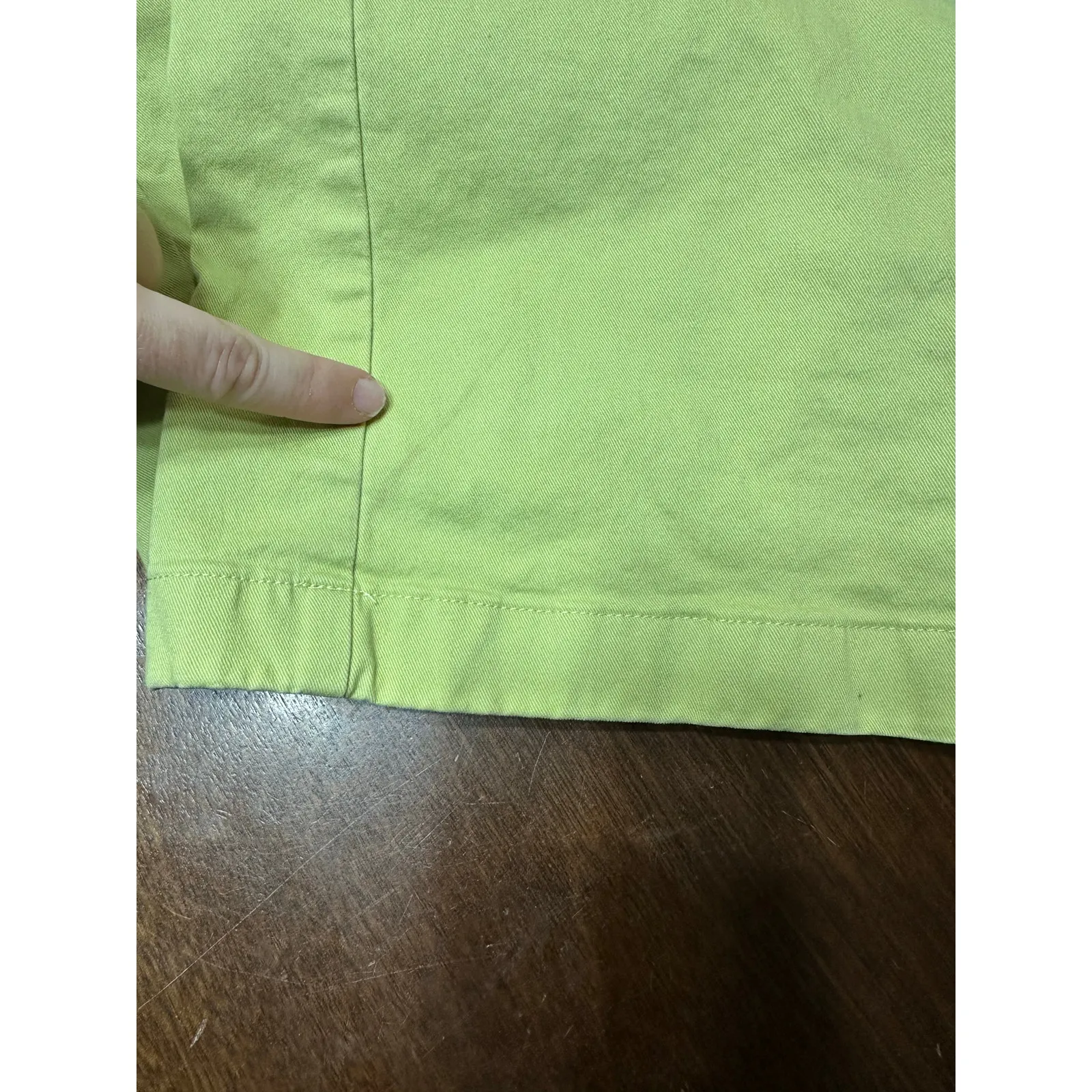 Talbots Y2K Grunge Green Chino Pants Women 14 Preppy Dainty Feminine Academia - Image 10