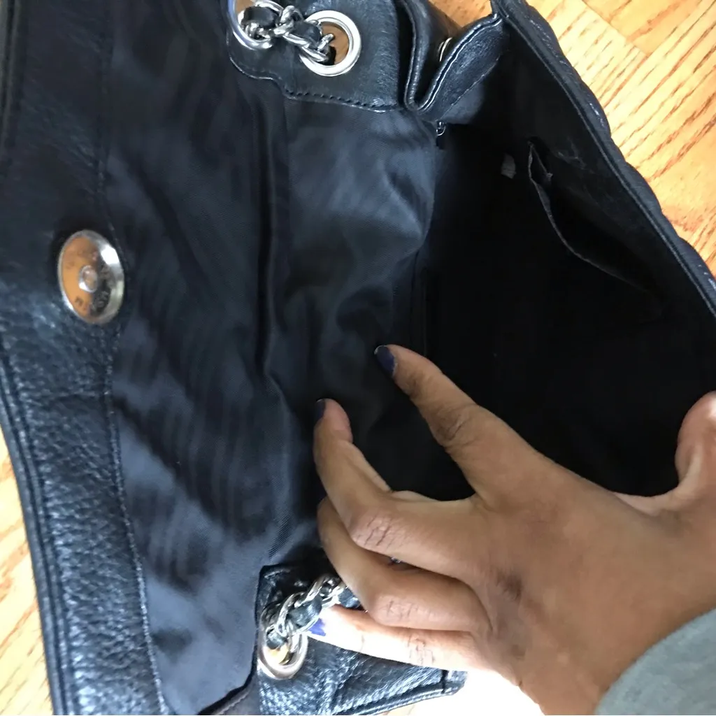 Rebecca Minkoff  Black Quilted Affair Chain Shoulder Bag - Image 4