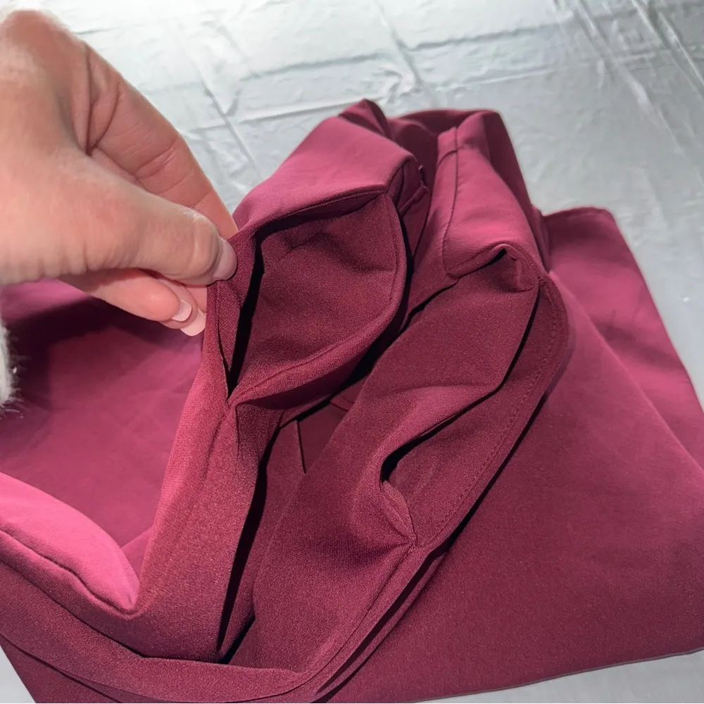 Burgundy Pleated A - Image 6