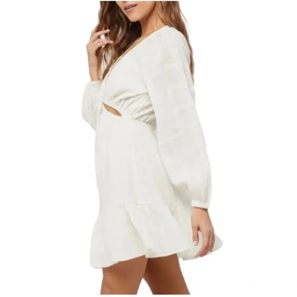 NWT! L*Space Feelin' Fine Dress in Cream - Size Medium - Image 5