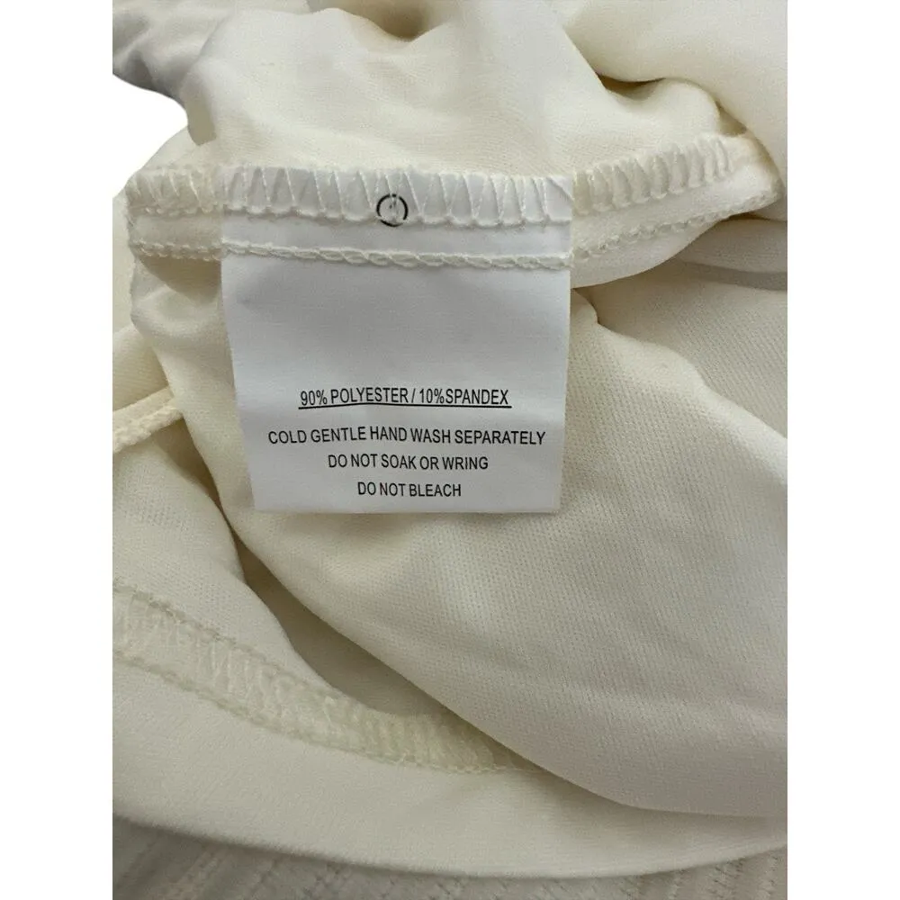 Here Comes The Sun Lux Feel Maxi Formal Dress Gold Details Size XL - Image 6