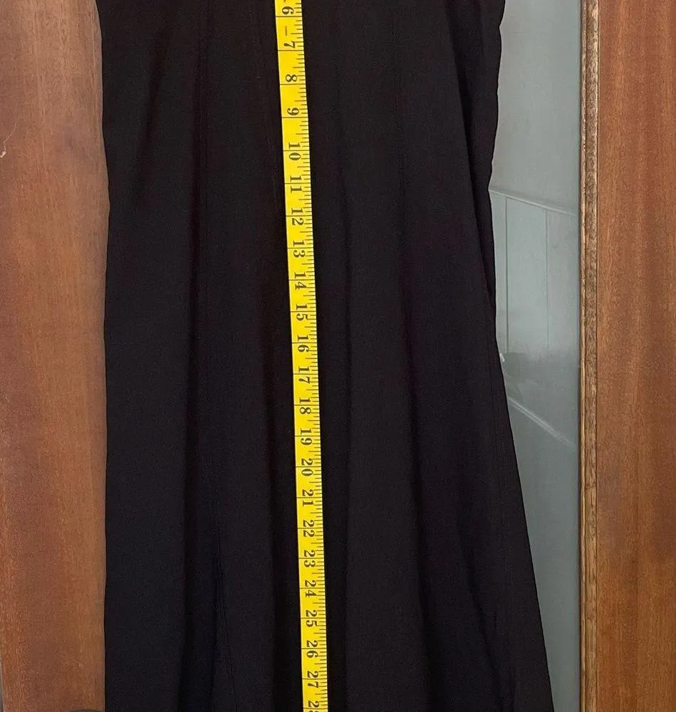 Zara Black Maxi Dress Spaghetti Straps:  Small - Image 7