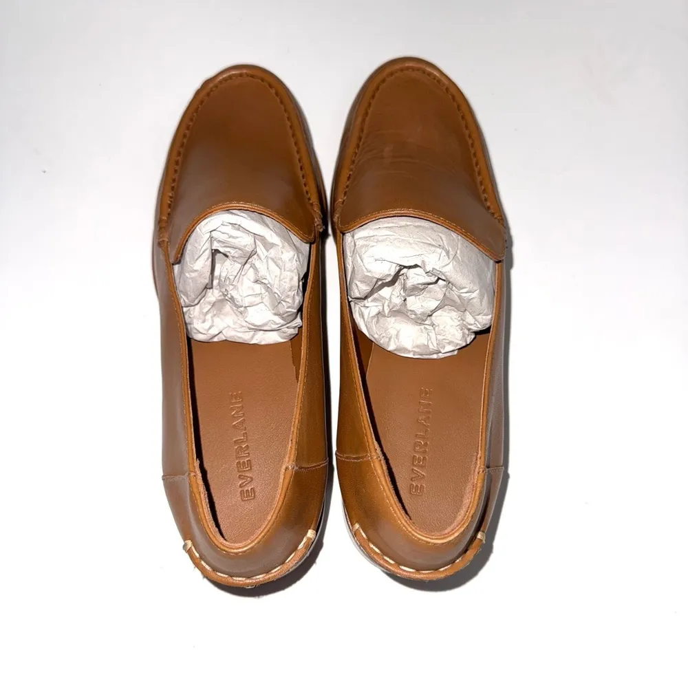 NEW Everlane The Modern Loafer in Camel Tan Brown Flat Slip On Size 7 - Image 8