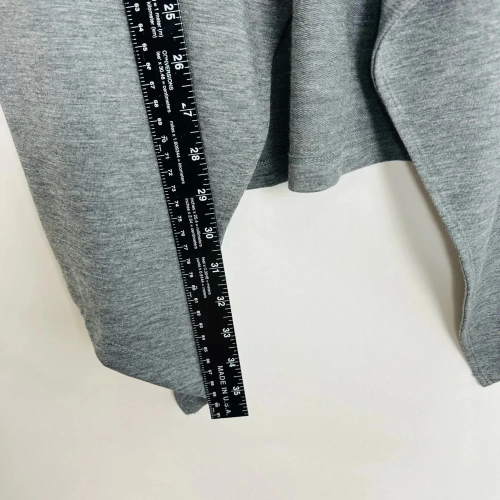 Matilda Jane Count it Out Vest Gray Open Drape Front Cardigan‎ Soft Small - Image 12