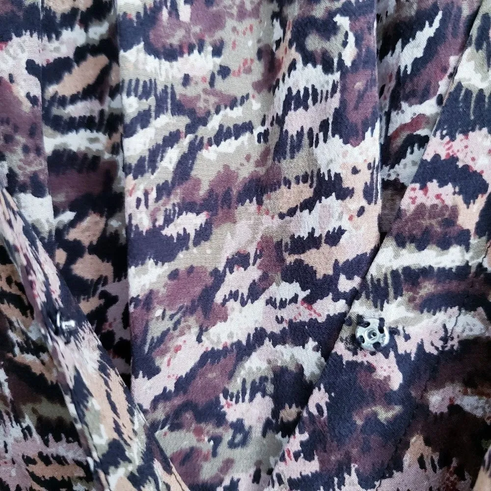 Joie‎ Abstract Long Sleeve Dress - Image 6