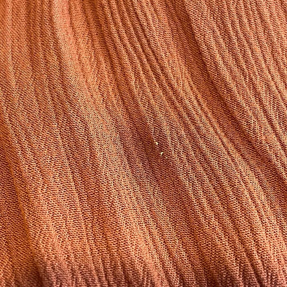 H&M Boho Peasant Blouse Orange Embroidered Tunic Top 10 M Ethnic Festival Flowy - Image 11