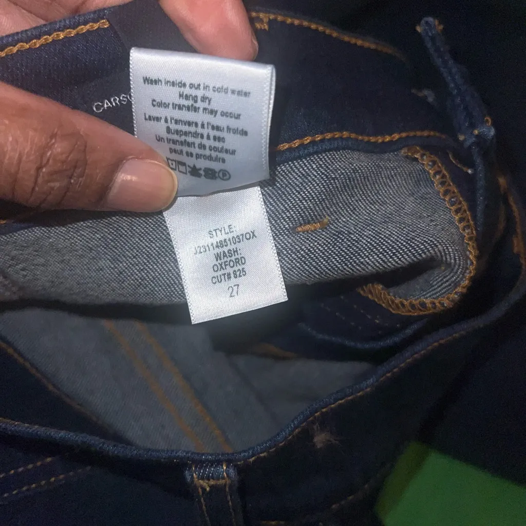 Veronica Beard  Carson Ankle Classic Blue Flared Jeans size 27 - Image 9