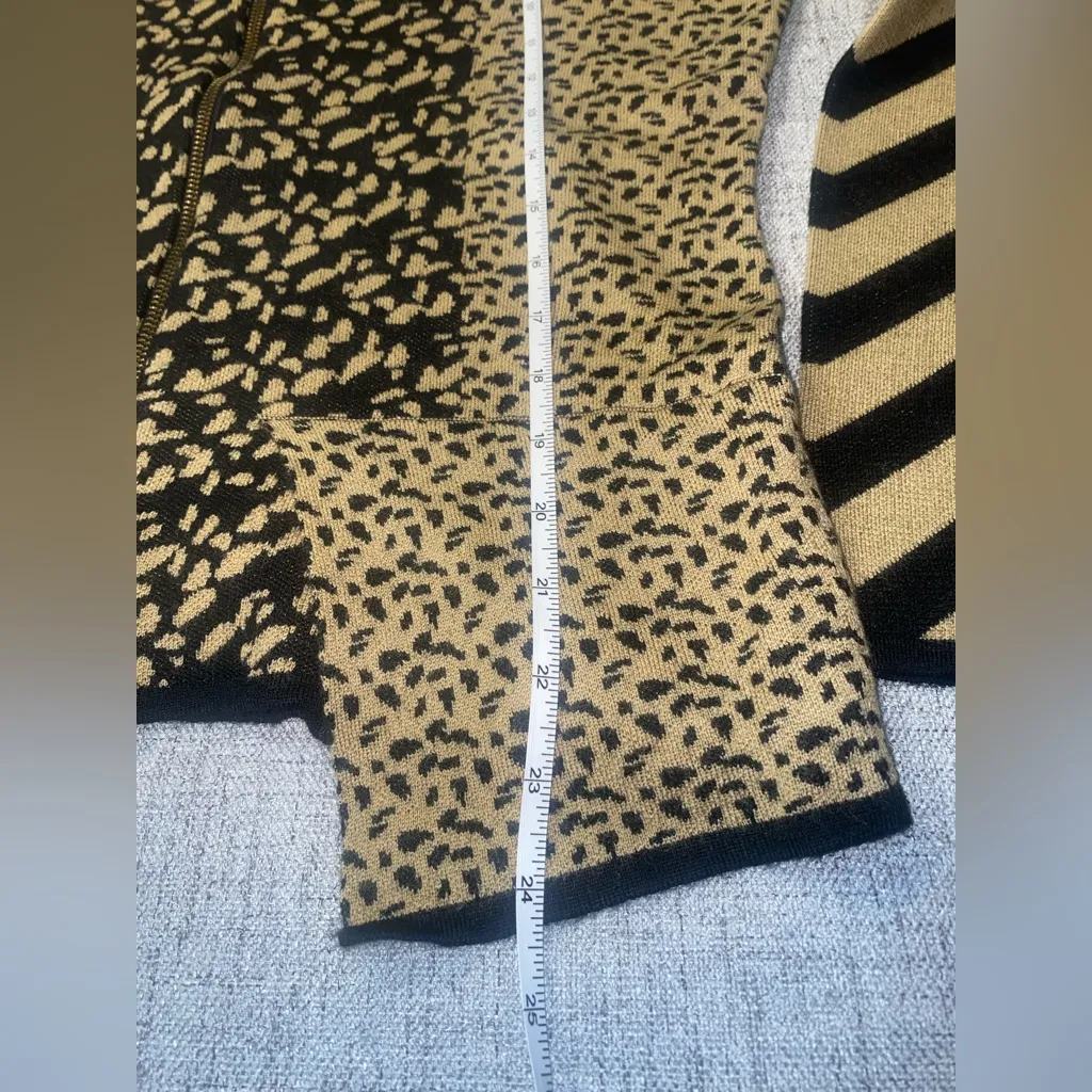 Antonio Melani Women’s Full Zip 100%Wool Cardigan Sweater Blazer Jacket Medium - Image 6