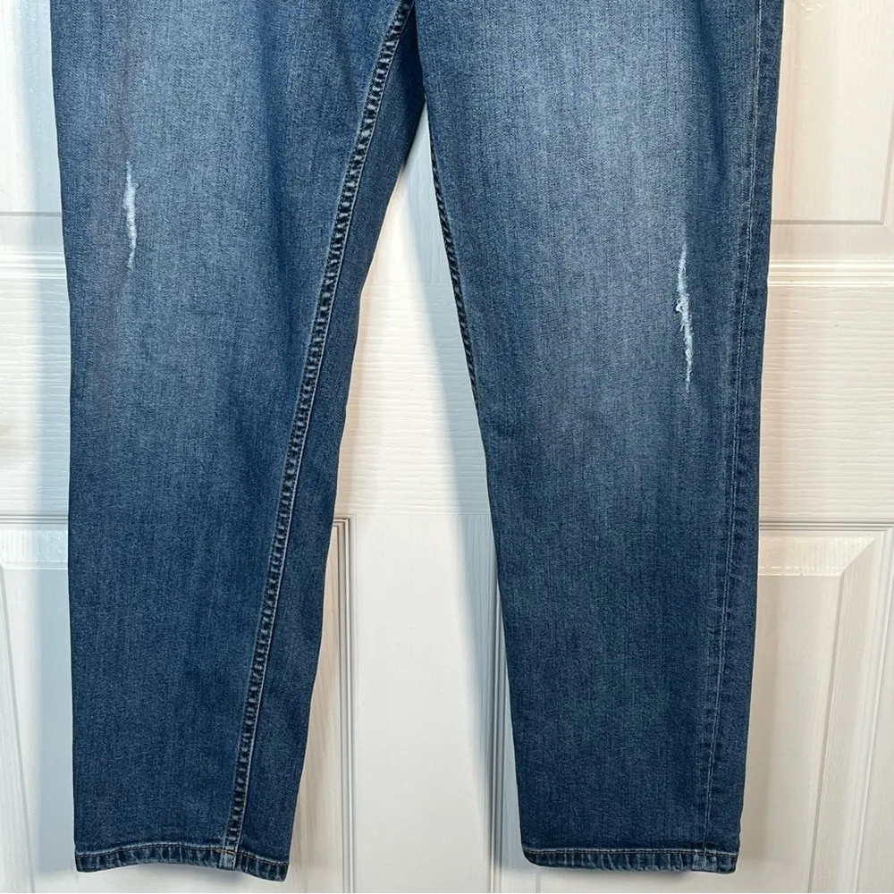 Level 99 Sz 31 Jeans Distressed Ankle Cropped Length Blue - Image 3