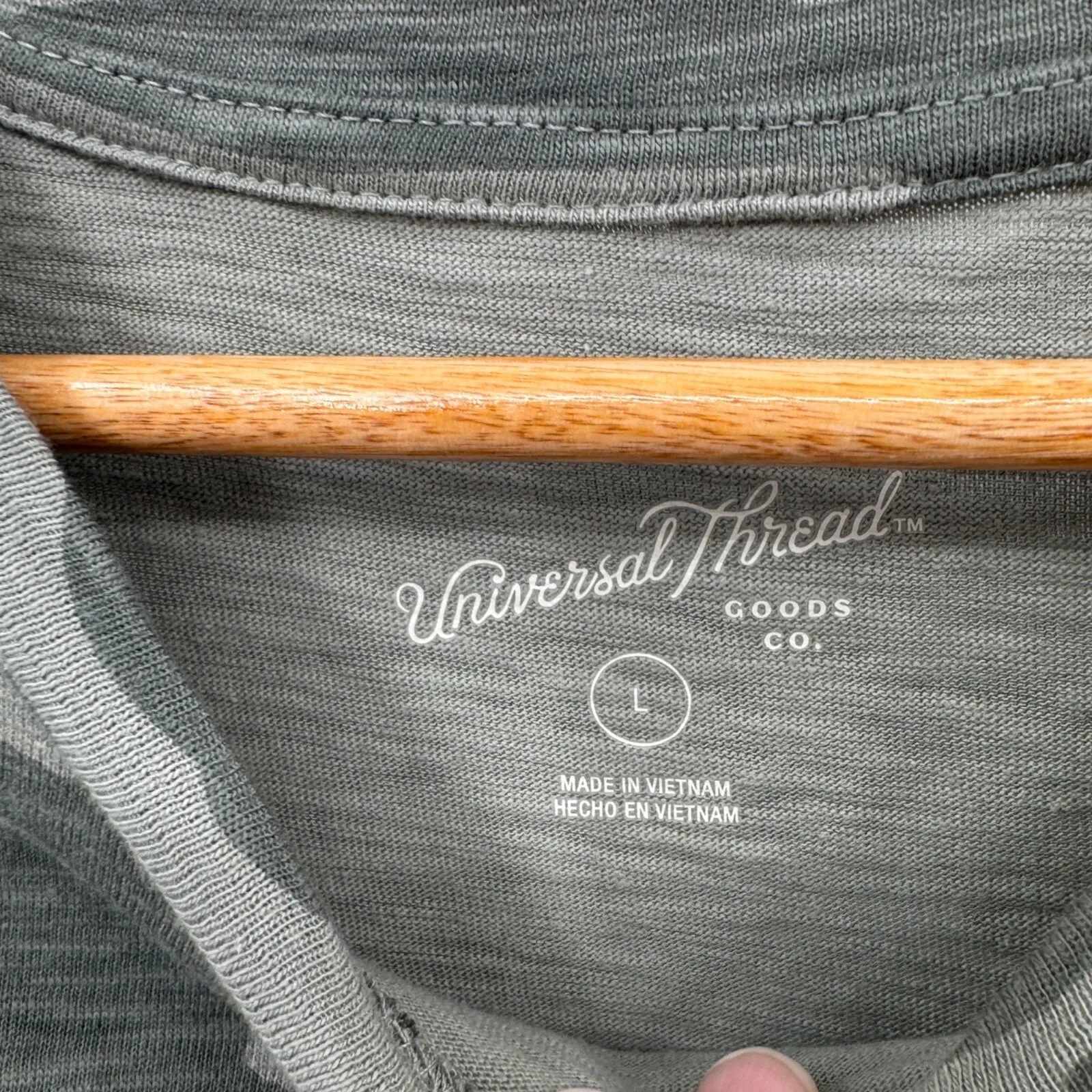 Universal Threads‎ T-Shirt Maxi Dress Womens Large Green Camo 100% Cotton - Image 4