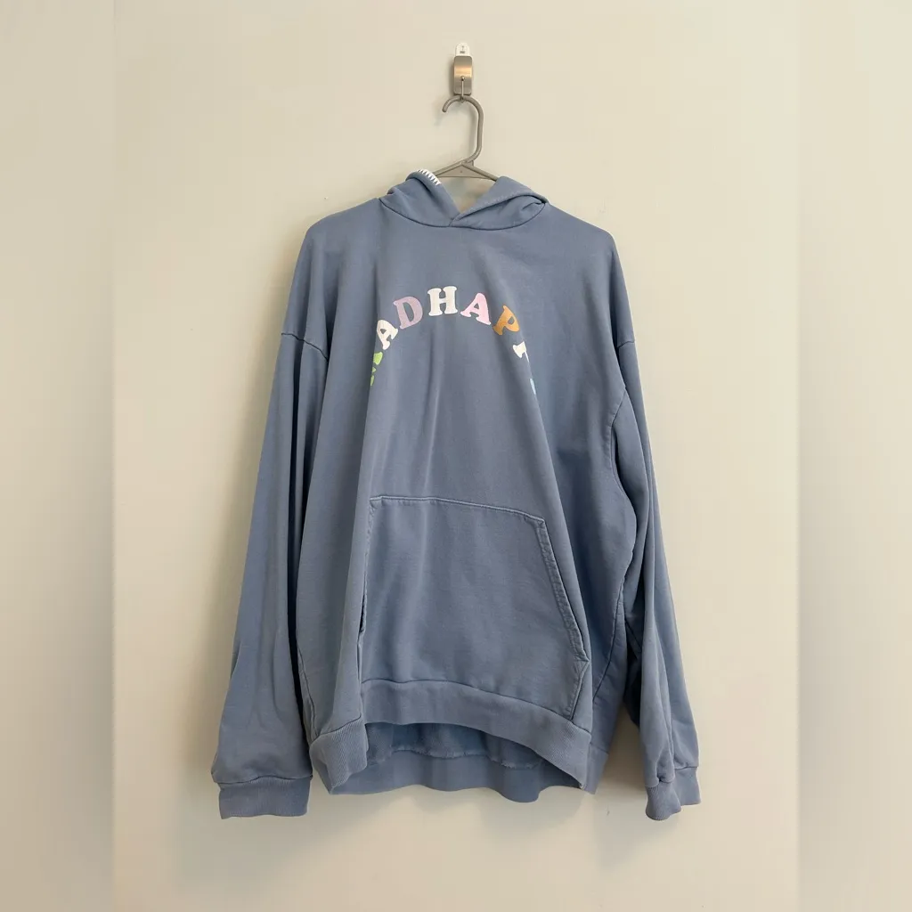 MADHAPPY French Terry Hoodie in Pastels size XL - Image 2