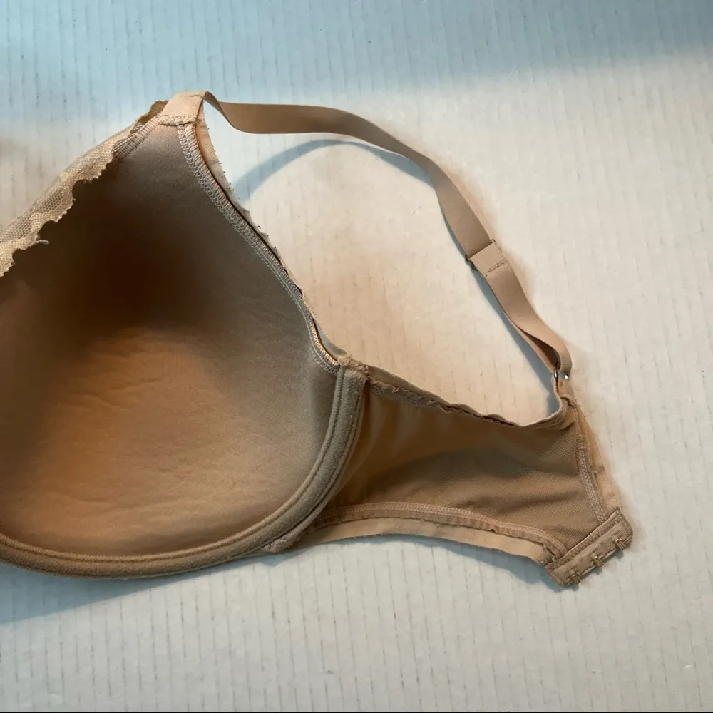 Natori Bra Hidden Glamour Full Fit Contour Underwire Bra Cafe 34DDD EUC #736044 - Image 11