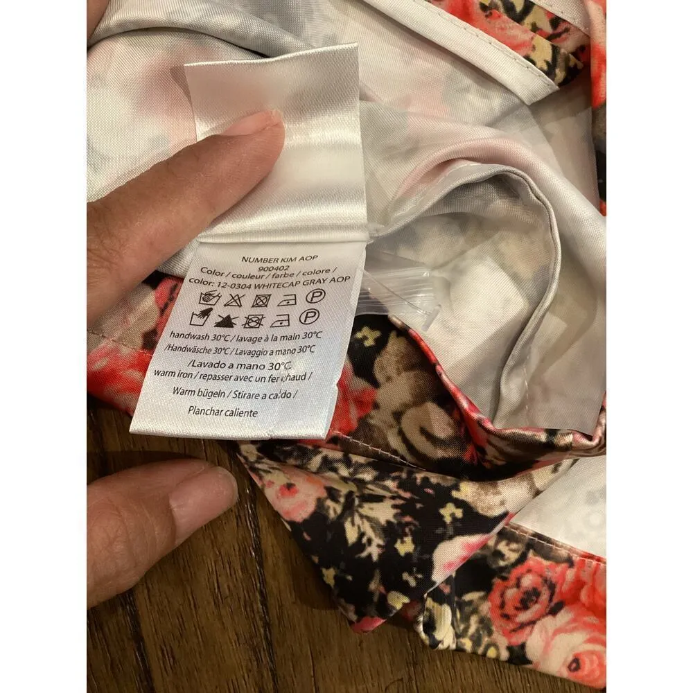 ROTATE BIRGER CHRISTENSEN Kim Ruched Floral long sleev Mini cocktail Dress 6 new Pink - Image 15