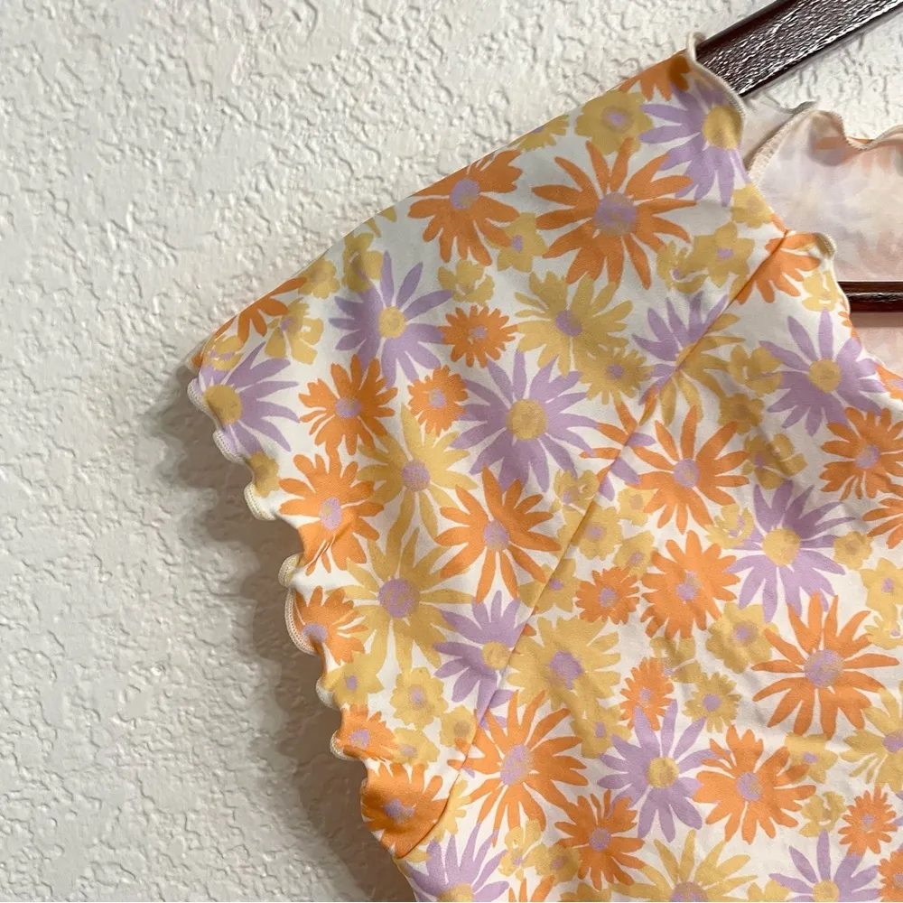 Revolve L*Space Womens Top Orange Wildflower  Floral Cropped Size XL - Image 6