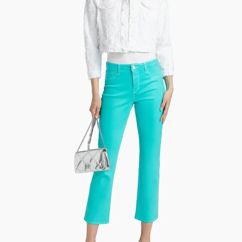 L'AGENCE Tati High-Rise Crop Micro Bootcut Jeans Size 26 NWOT MSRP $275 - Image 2