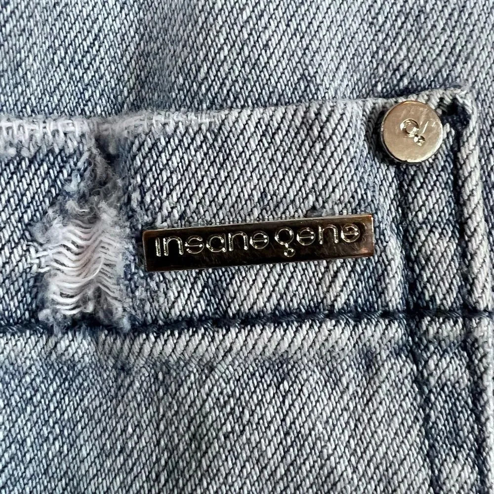 Insane Gene Slouch Vintage Patched Work Jeans Blue Size undefined - Image 10