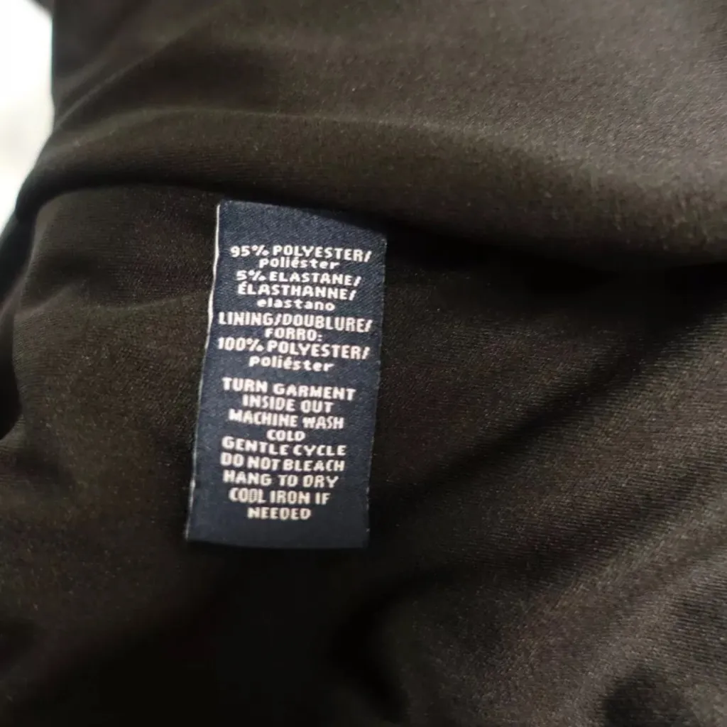 AMERICAN‎ LIVING BLACK-WHITE COLORBLOCK SLINKY KNIT FLARED SLEEVE DRESS 6 - Image 9