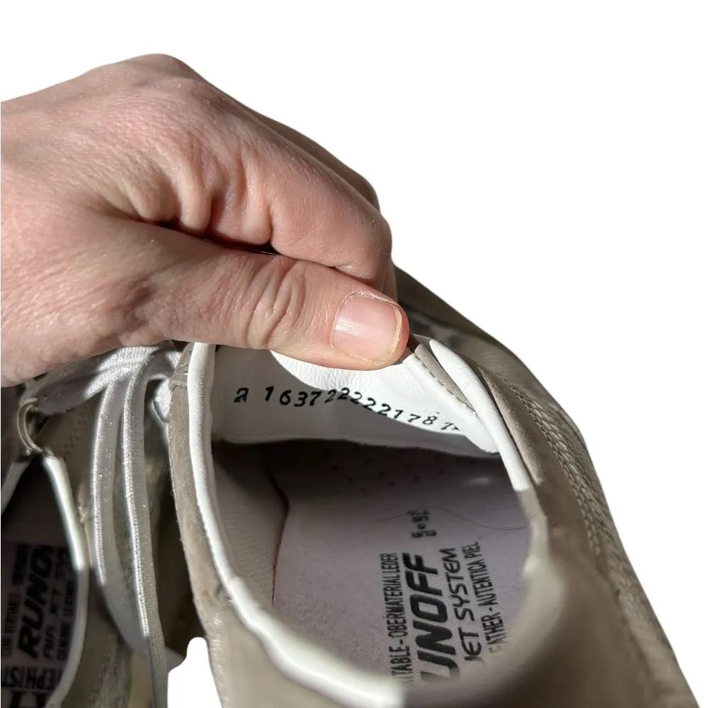 Mephisto Womens Runoff Air Jet Light Gray Bucksoft Sand Boa/Nickle Pearl Sz 7.5 - Image 5