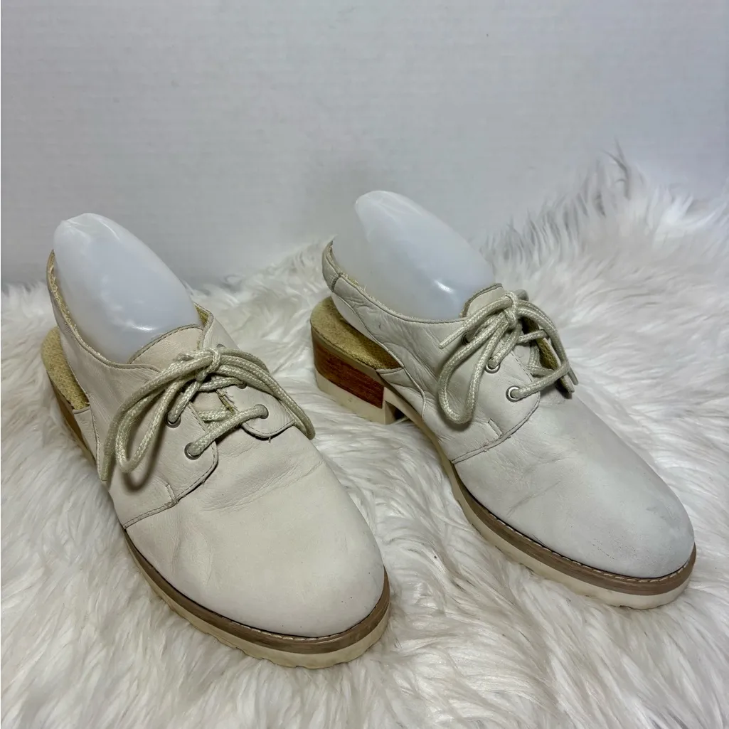 DOLCIS Vintage 90s/Y2k Off White Leather Open - Image 4