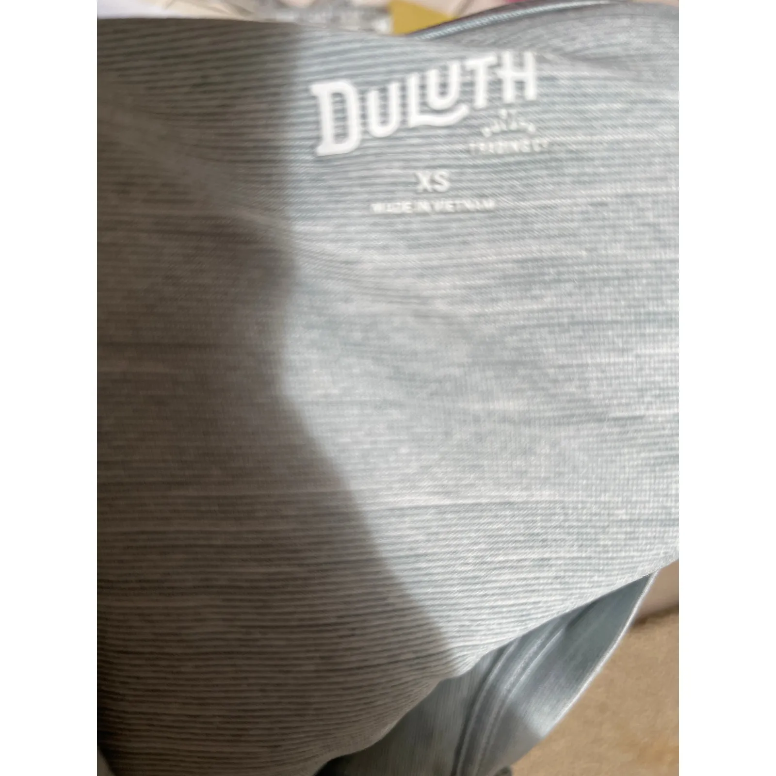 Duluth RecovIR Long Sleeve Sleep Henley Blue Shirt Women's Size XS - Image 6