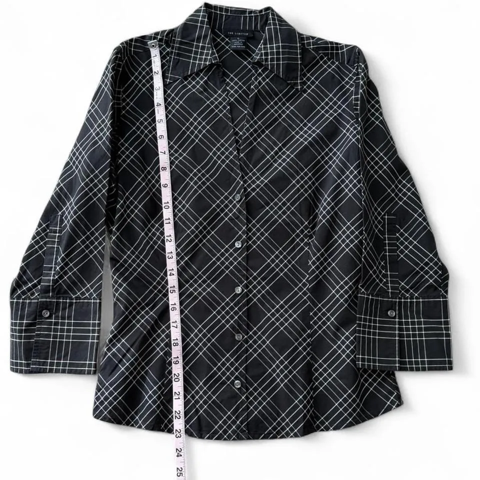 Vintage The Limited Stretch Button Up Top - Image 8