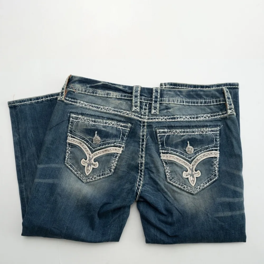 Rock Revival Marlon Boot Stretch Capri Jeans - Image 4